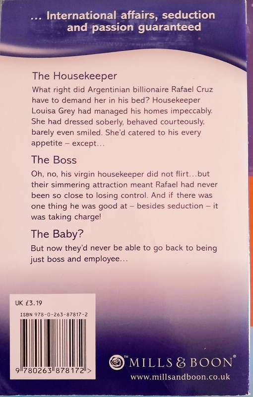 Sensible Housekeeper, Scadalously Pregnant by Jennie Lucas Mills and Boon Modern