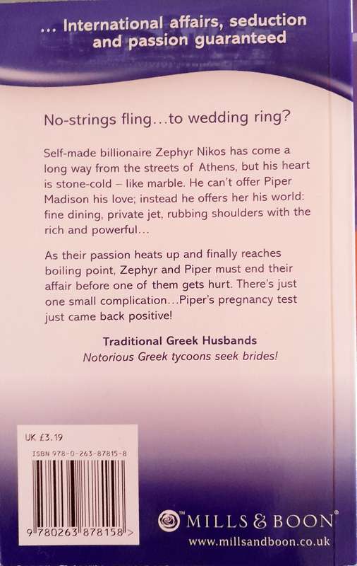 The Greek's Pregnant Lover by Lucy Monroe Mills and Boon Modern