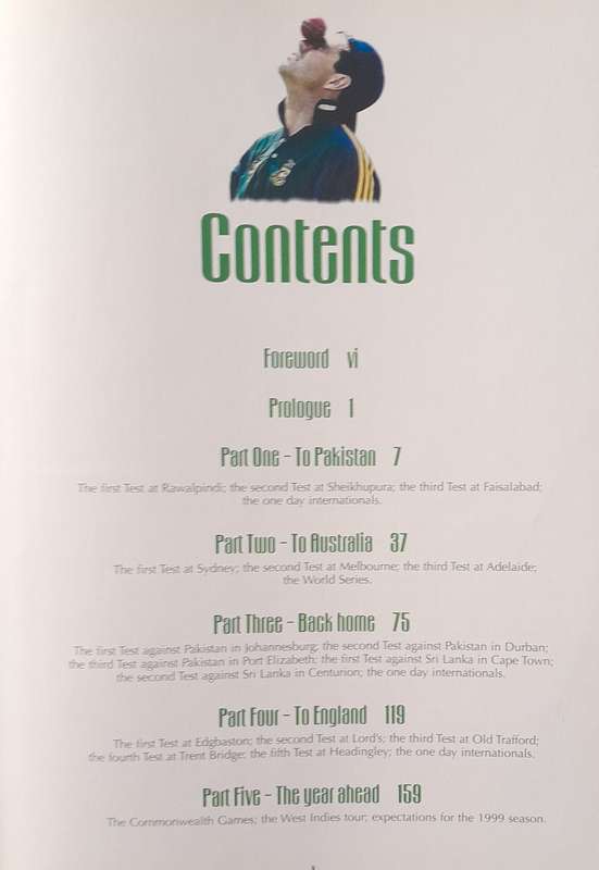 A Year on Hansie and the Boys by Rodney Hartman