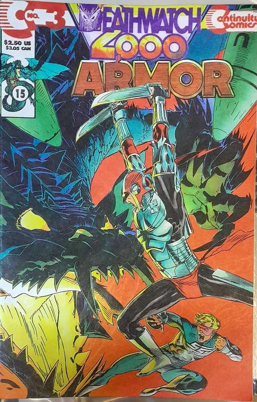 1993 Continuity Comics Deathwatch 2000 Armor