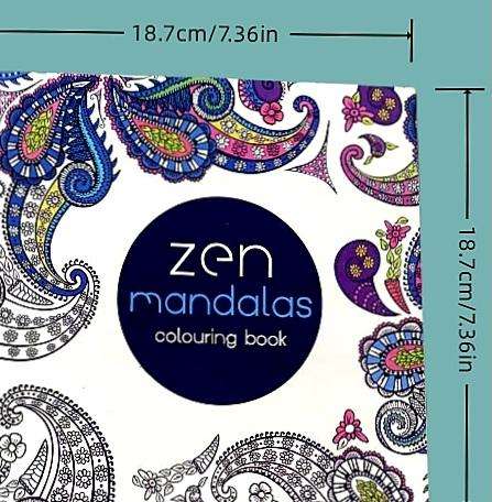 Zen Mandalas Colouring Book