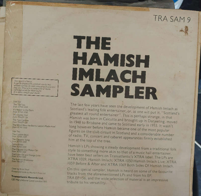The Hamish Impach Sampler
