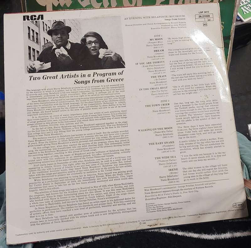 An Evening with Belafonte/Mouskouri