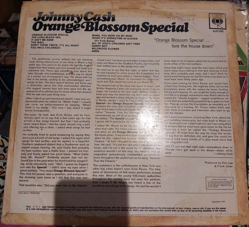 Johnny Cash - Orange Blossom Special