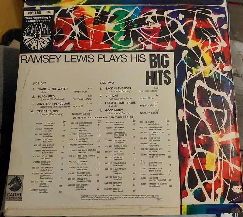 Ramsey Lewis his Big Hits