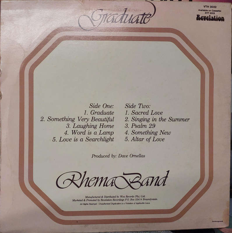The Rhema Band - Graduate (VG/VG) Vinyl