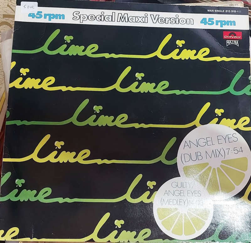 Lime - Angel Eyes (VG/VG) Vinyl