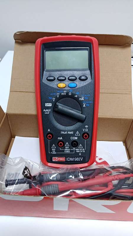 RS Pro IDM Digital multimeter IDM 98 IV