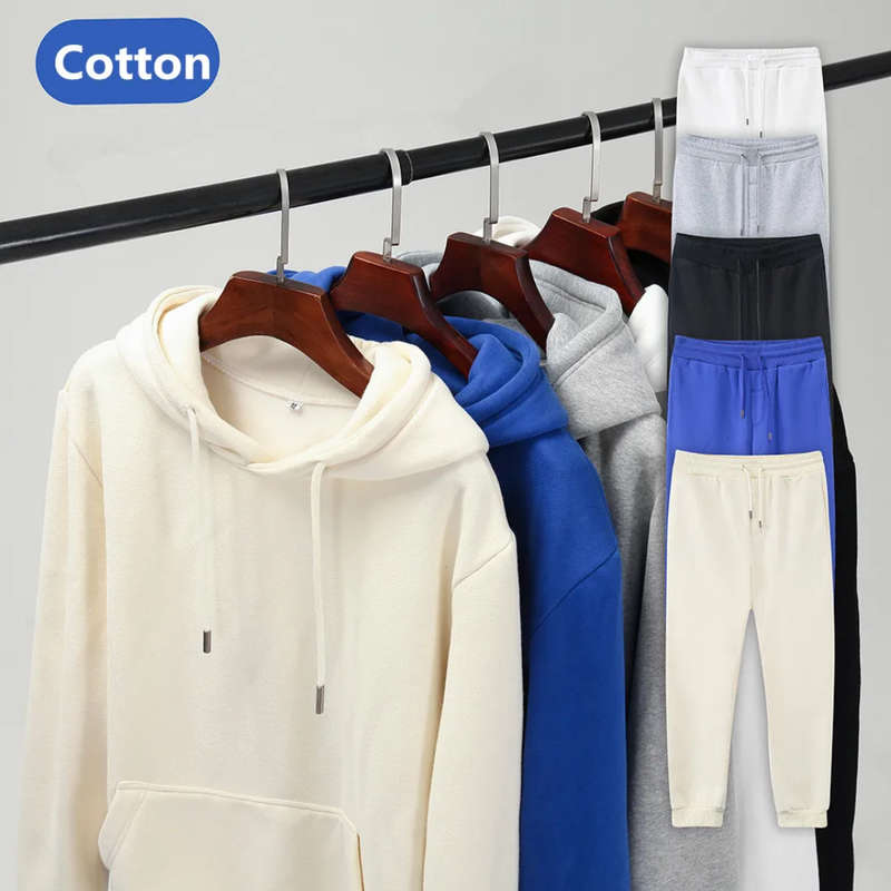 100% Cotton Tracksuit- Hoodies and Pants