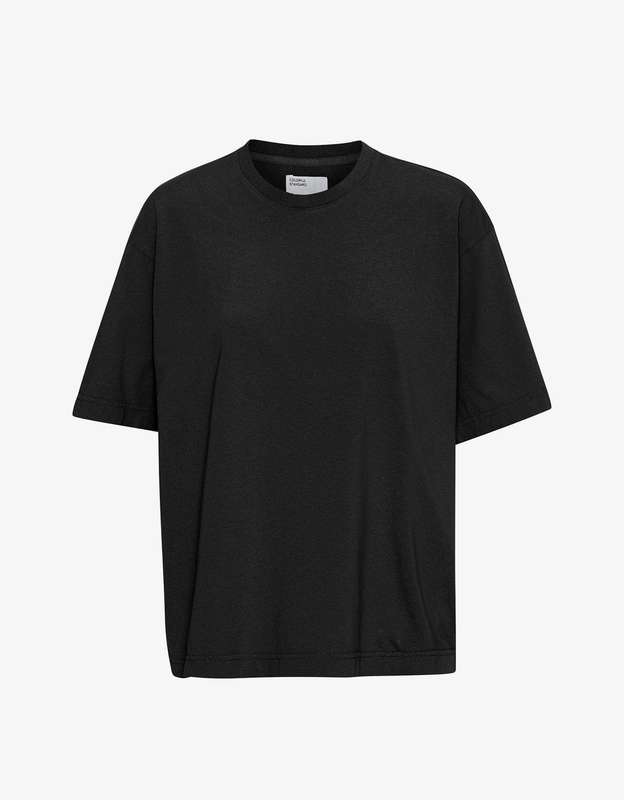 Crop  Basic Drop Shoulder Boxy Fit T-Shirt