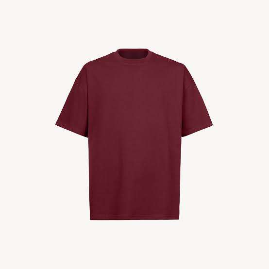 Crop  Basic Drop Shoulder Boxy Fit T-Shirt