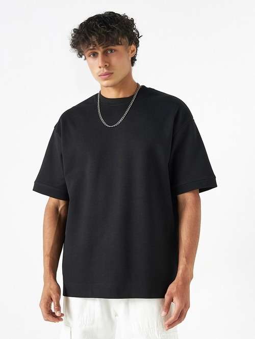 Basic Drop Shoulder Boxy Fit T-Shirt