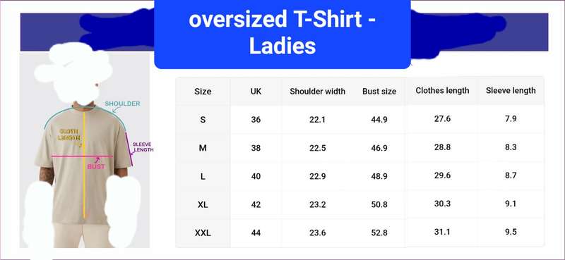 Basic Oversized T-Shirt ladies