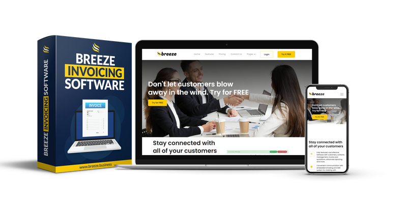 Breeze Invoicing Software - Starter - 3 months licence