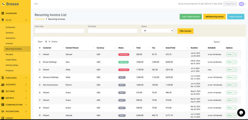 Breeze Invoicing Software - Professional - 6-month licence