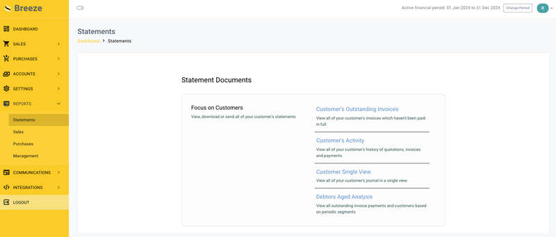 Breeze Invoicing Software - Standard - 6-month licence