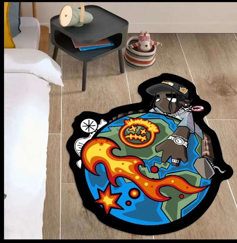 Hip Hop Round Rug/Mat/Carpet
