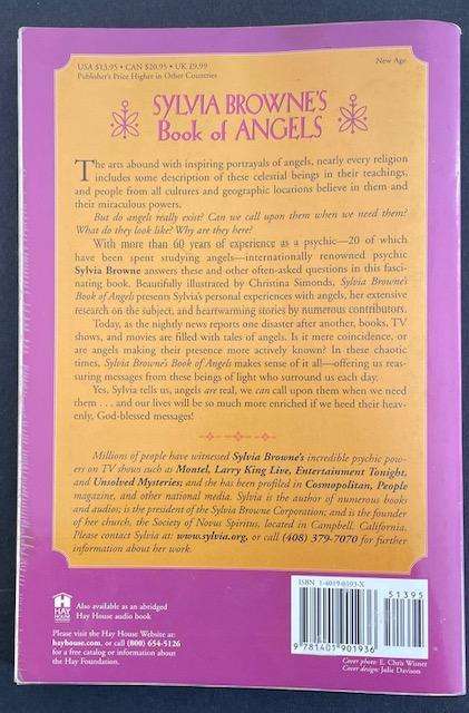 SYLVIA BROWNE'S BOOK OF ANGELS - HAY HOUSE INC.  227 PAGES