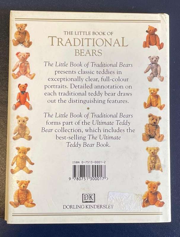 The Little Book Of Traditional Bears - Hardback with outer sleeve - Pauline Cockrill 1992