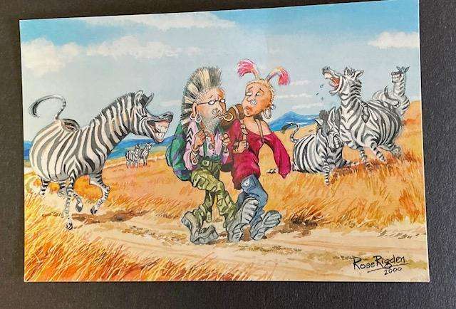 Funny Postcard  - Rose Rigden - 2000 - South Africa