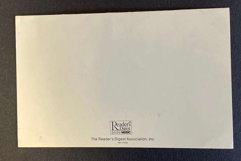 Vintage postcard / card - BEST WISHES - Readers Digest Assoc. - Unused