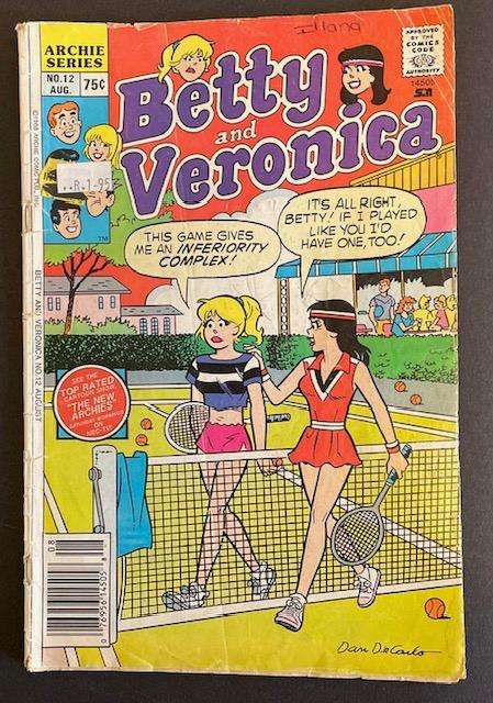 Vintage Archie Comic -Vol 2 No.12 - 1988 - Betty and Veronica