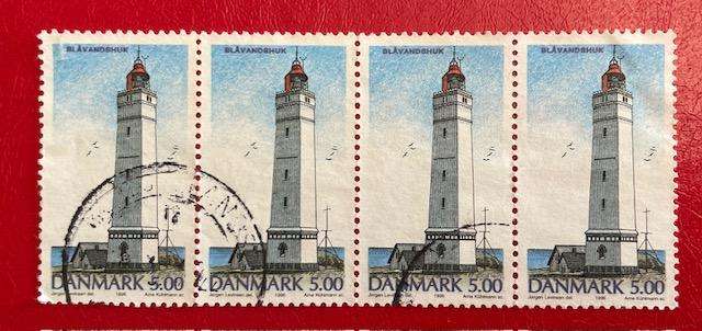 Used stamps - Block of 4 - Denmark 1996
