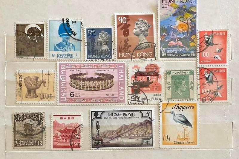 Asian stamps - mixed lot - used