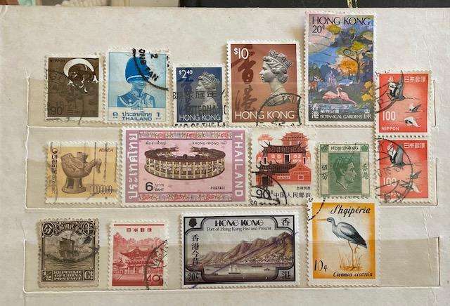 Asian stamps - mixed lot - used