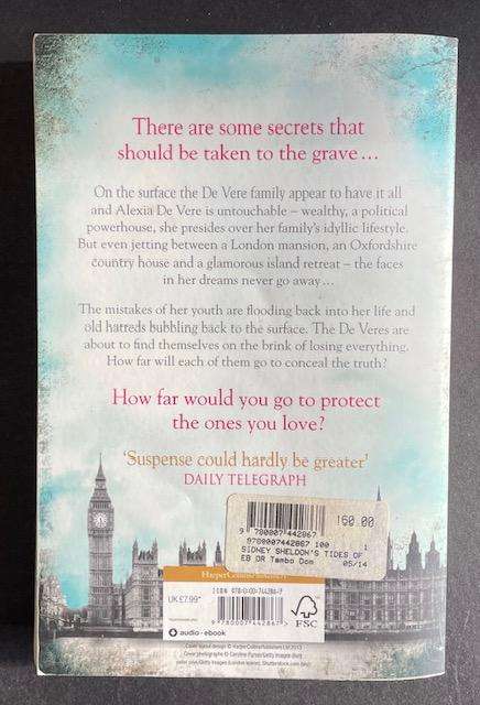 Sidney Sheldon - THE TIDES OF MEMORY -  Bestseller - 484 pages with Tilly Bagshawe