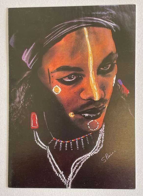 Blank Card - WODAABE YOUTH - NIGER - Unused with envelope