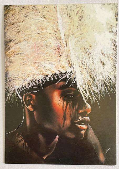 Blank Card - SHANGAAN DANCER - ZIMBWABWE - Unused with envelope