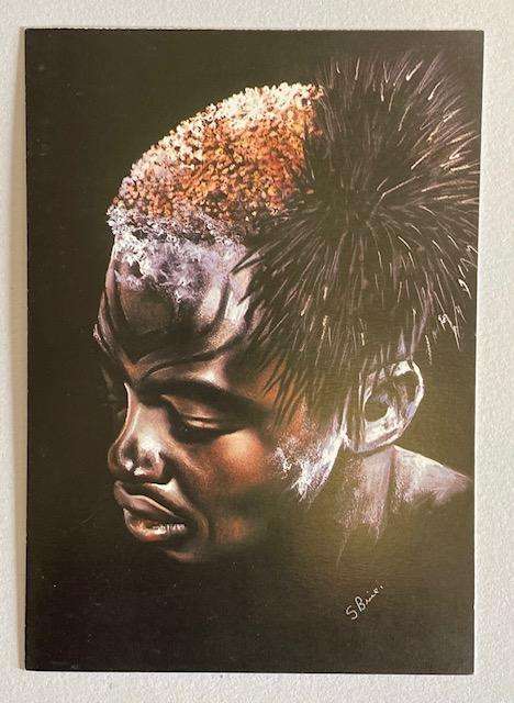 Blank Card - DINKA MAN - SOUTHERN SUDAN - Unused with envelope