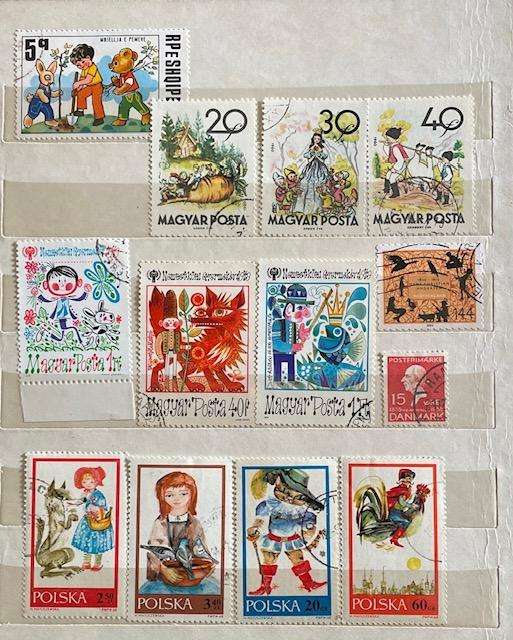 Mixed lot Fairy tale stamps - thematic