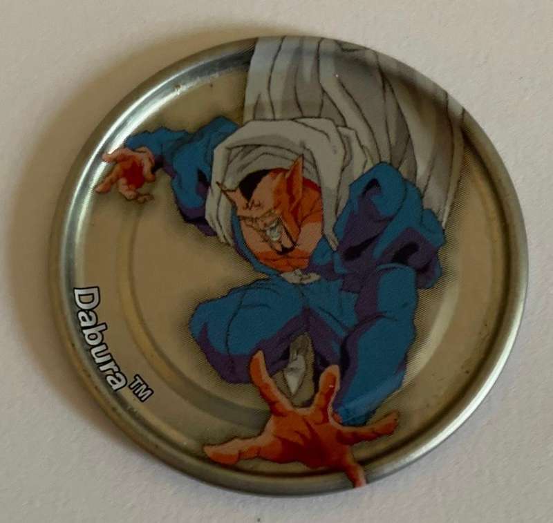 Dragon Ball Z Silver Metal Tazo # 60 DABURA - 2003