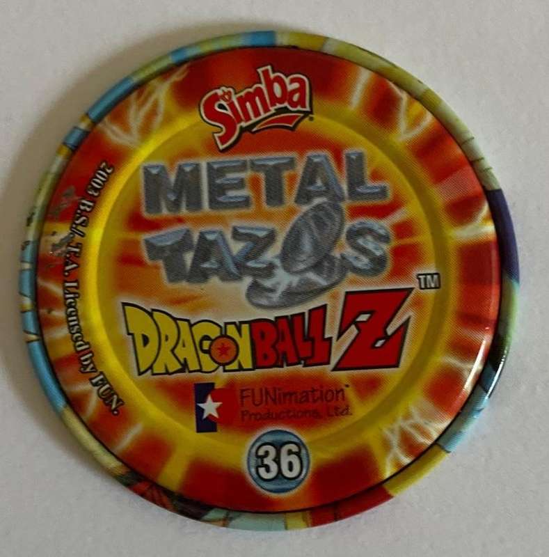 Dragon Ball Z  METAL Tazo  # 36 - 2003