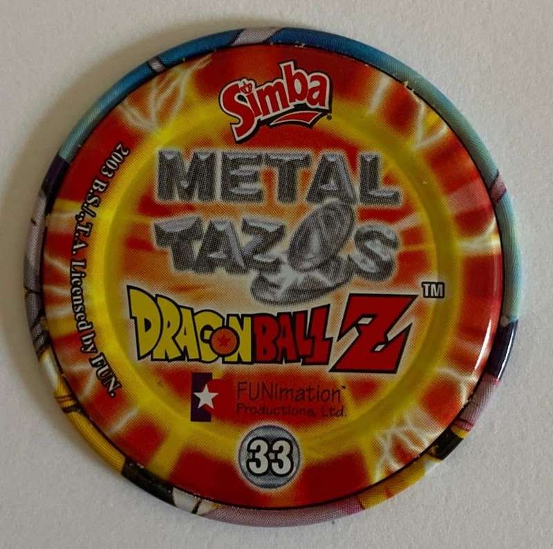 Dragon Ball Z  METAL Tazo  # 33 - 2003