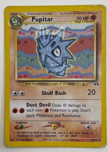 Pokémon TCG - PUPITAR - 2001 - 45/75 - UNCOMMON - MP