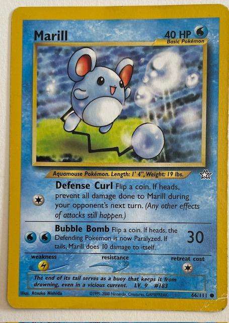 Pokémon TCG - MARILL - 2000 - 66/111 - MP