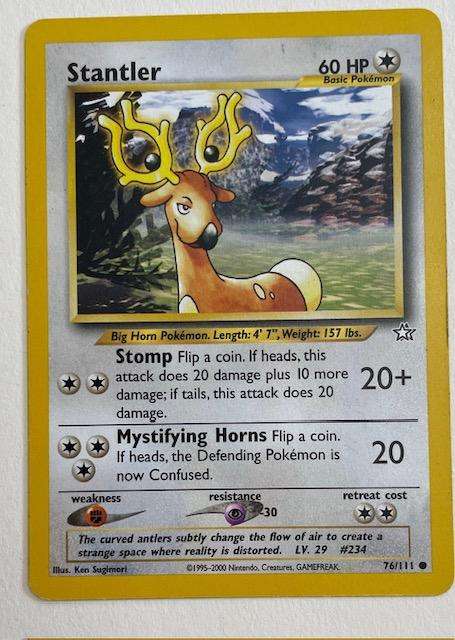 Pokémon TCG - STANTLER - 2000 - 76/111 - LP