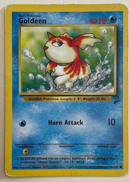 Pokémon TCG - GOLDEEN - 2000 - 76/130 - 2ND EDITION - MP