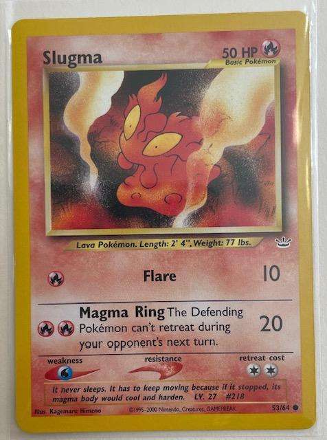 Pokémon TCG -  SLUGMA - 2000 - 53/64  LP NM