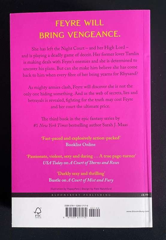 A COURT OF WINGS AND RUIN - BOOK 3 - SARAH MAAS - BRAND NEW!  BARGAIN!!  703 PAGES