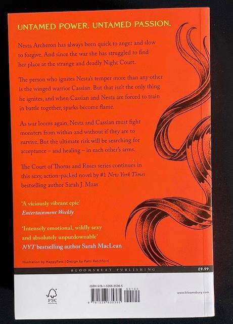 A COURT OF SILVER FLAMES - BOOK 5 - SARAH MAAS - BRAND NEW!  BARGAIN!!  757 PAGES