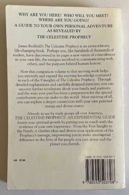 THE CELESTINE PROPHECY - AN EXPERIENTIAL GUIDE - JAMES REDFIELD & CAROL ADRIENNE -  284pgs