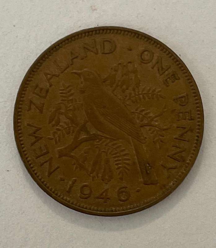 New Zealand 1 penny - 1946 - Bronze