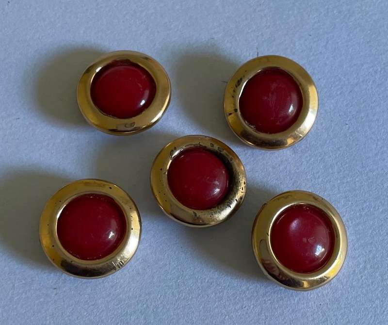 Vintage Aston buttons x 4