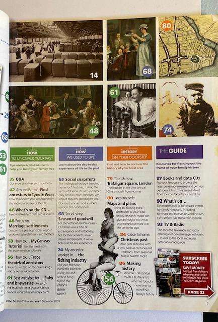 BBC FAMILY HISTORY MAG - London Dockers  / Theatrical Ancestors - #29 - 2009