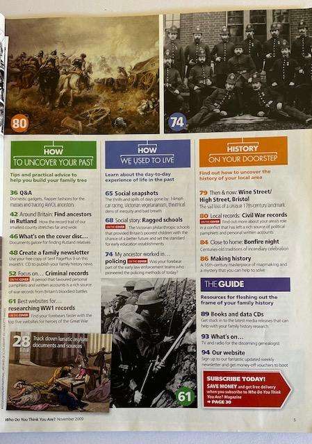 BBC FAMILY HISTORY MAG - Criminal ancestors, WWI, Police ancestors and more - #28 - 2009