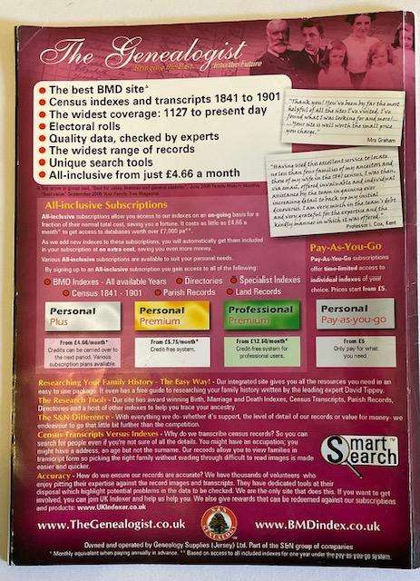 YOUR FAMILY HISTORY MONTHLY MAGAZINE - IMMIGRANT ANCESTORS, POW  AND MORE - #42 - 2006